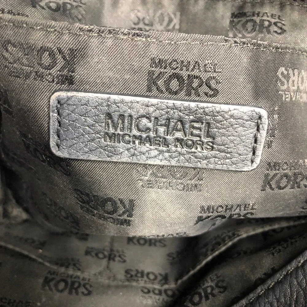 Michael Kors Black Leather Astrid Satchel - Picture 15 of 16